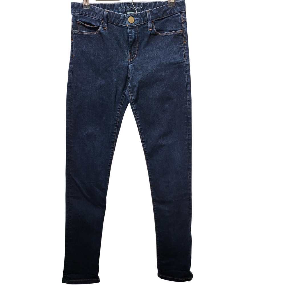 Banana Republic Dark Wash Skinny Jeans Women Size 27
